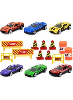 Click N' Play Click N' Play Truck Transport Carrier Toy for Boys and Girls, 15 Piece Hauler Truck with Cars, Road Signs, & More, Includes 28 Car Slots - Great Gift For Toddlers & Kids Age 3+, Black  - Image 2