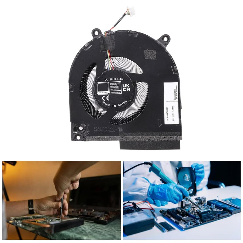 CPU GPU Cooling Fan for 16-R 12V MG75091V1-C180-S9A Laptop CPU GPU Graphics Card Radiator Fast Laptop - Image 2