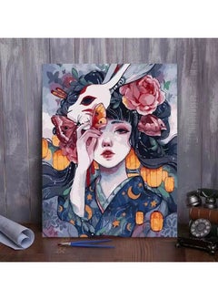 Captaintech DIY digital oil painting,canvas oil painting set,containing acrylic paint,suitable for home wall decoration,40x50 cm  - Image 1