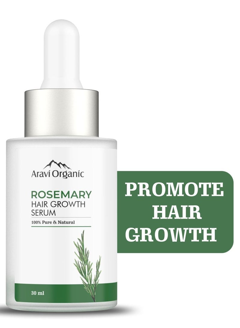 Aravi Organic Aravi Organic Rosemary Hair Growth Serum with Biotin for Hair grown Scalp Nourishment 30ML  - Image 2