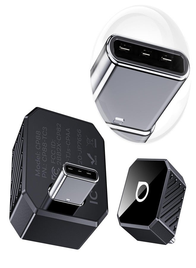 أوتوكاست محول OTTOCAST USB-C اللاسلكي لـ CarPlay ومحول Android Auto - التوصيل والتشغيل لأجهزة Apple iPhone/Android، دونجل بلوتوث من النوع C متعدد المستخدمين 2 في 1، للسيارات المزودة بنظام CarPlay/Android Auto سلكي (أسود) - Image 1