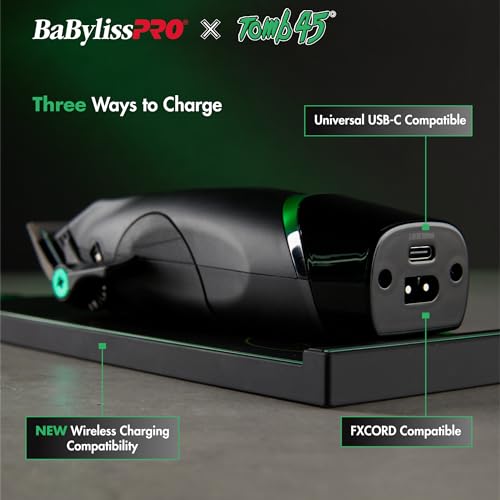 BaBylissPRO x Tomb45 Wireless-Charging Hair Clipper for Men - Image 4