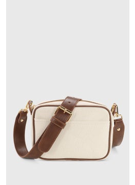 Tekno Trust Beige Women Soft Cream Canvas Bag 219 0 -1 L 1'li Basic Casual/daily 100% Polyester Type4 Woven All  - Image 1