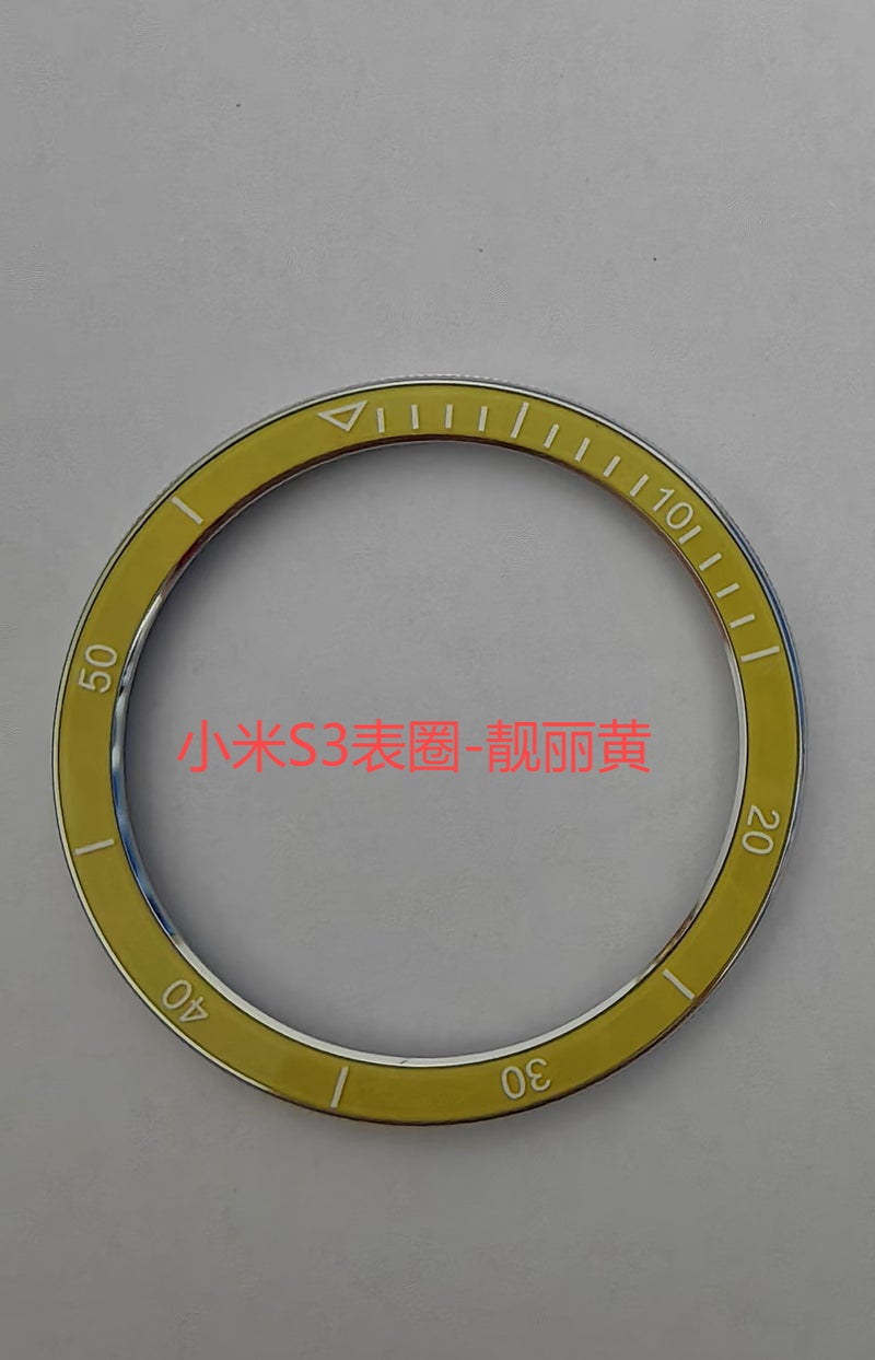 For Millet Watch S3 Bezel Original Flat For Personality Titanium Alloy Dual Time Zone Black Green Blue Gray With Activated Dial - Image 1