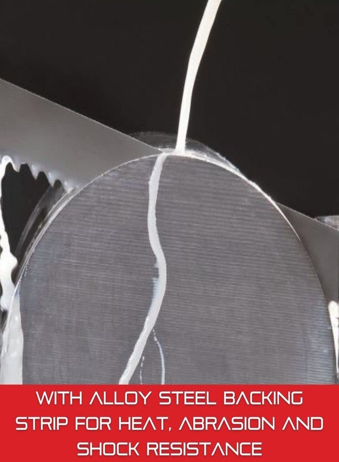 ستارريت شفرة منشار شريطي ثنائية المعدن من ستاريت إنتنس برو-داي مع أسنان من الفولاذ عالي السرعة من الكوبالت M-42 - مثالية لأدوات الفولاذ والقوالب - 5 أقدام، 4-1/2 بوصة، 1/2 × 0.025 × 10-14/P - 99186-05-04-1/2 - Image 5