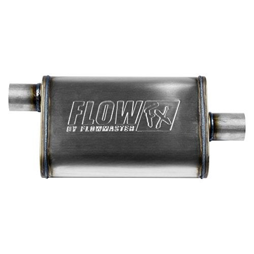 Flowmaster Flow FX Chambered Muffler – 2.25” Offset In / 2.25” Center Out – Moderate Sound – Stainless Steel – Affordable Performance for Modern Trucks, Muscle Cars & Daily Drivers (71225) - Image 2