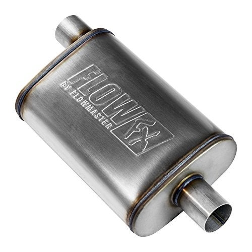 Flowmaster Flow FX Chambered Muffler – 2.25” Offset In / 2.25” Center Out – Moderate Sound – Stainless Steel – Affordable Performance for Modern Trucks, Muscle Cars & Daily Drivers (71225) - Image 3