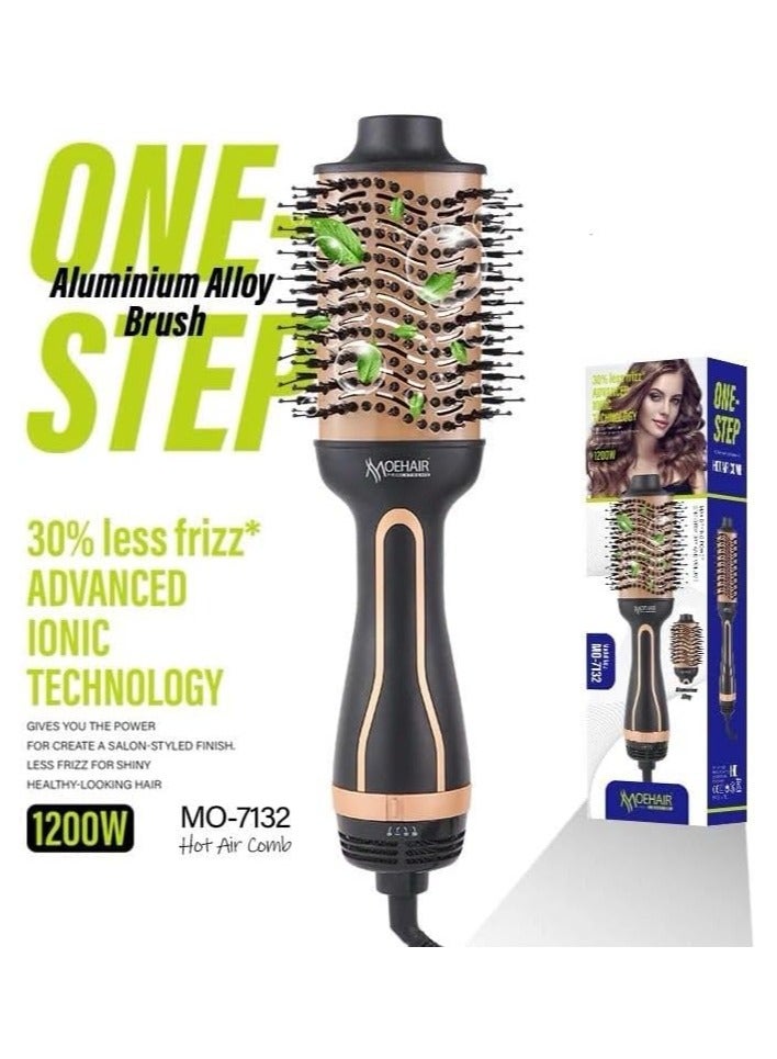 فرشاة ومجفف شعر بالهواء الساخن في منتج واحد 1200 واط من موهير MO-7132