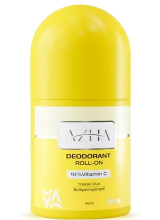 Azha Deodorant Roll On 10% Vitamin C Triple Oud (Yellow) - 60 Ml - pzsku/ZA12CB24BF5E9AA7C76C2Z/45/_/1728388037/047b0305-7679-4ba9-89f5-534a5b6e7466