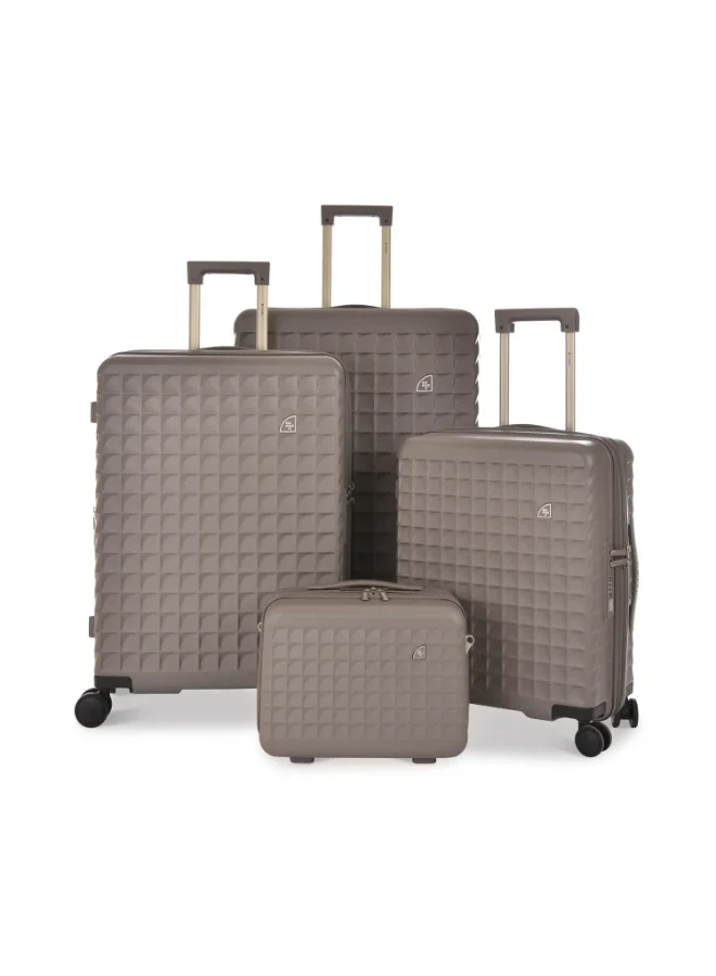 MAGELLAN Hard Shell Suitcase Set PC Trolley 4-Piece Luggage Set MH051/4P 14 20 24 28 Inch with TSA Lock 4 Double Spinner Wheels