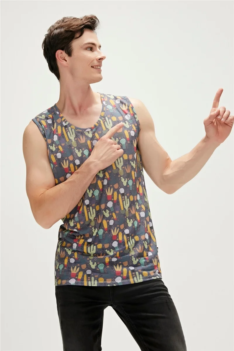Bad Bear AREOLE TANK-TOP GREEN Men's Undershirt 23.01.23.008-C02