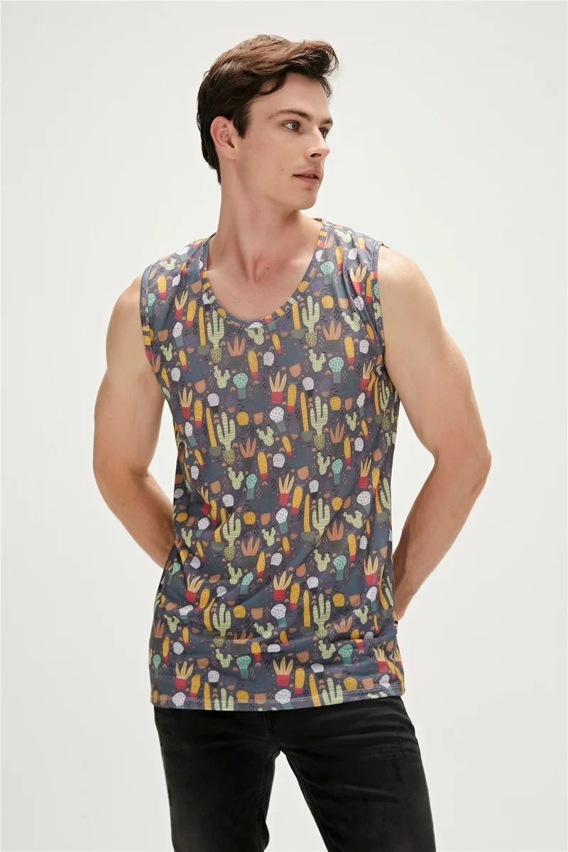 Bad Bear AREOLE TANK-TOP GREEN Men's Undershirt 23.01.23.008-C02