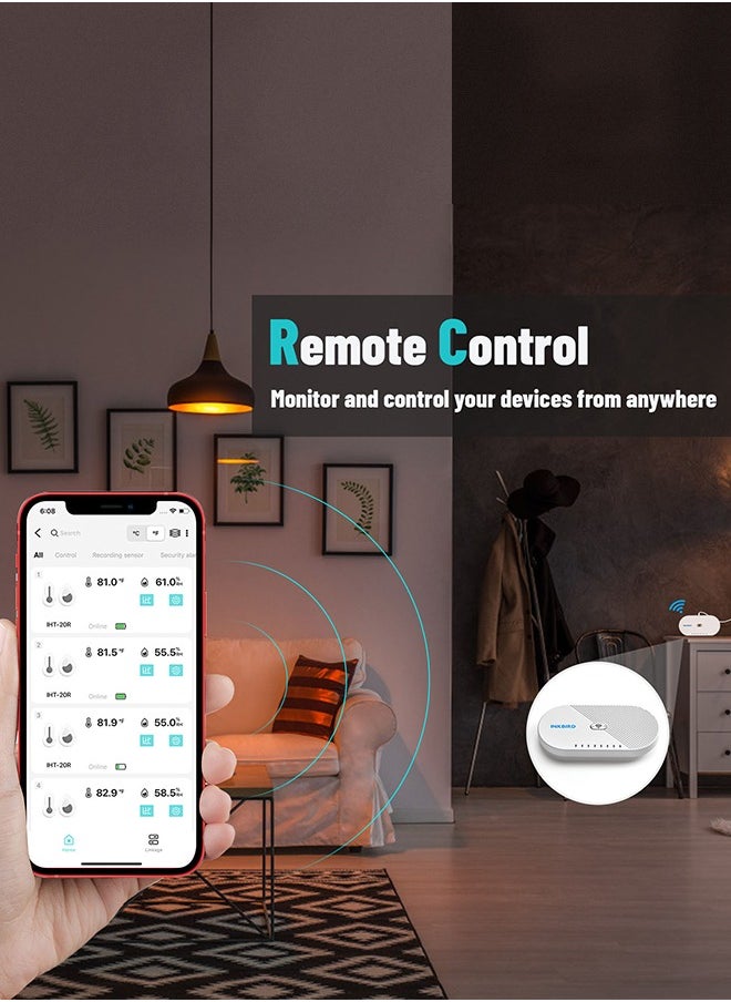 INKBIRD INKBIRD Wi-Fi Gateway IBS-M1 Wi-Fi Bridge Gateway Smart Hub Remotely Control Bluetooth & Wireless Devices with INKBIRD PRO App 2.4GHz Only  - Image 3
