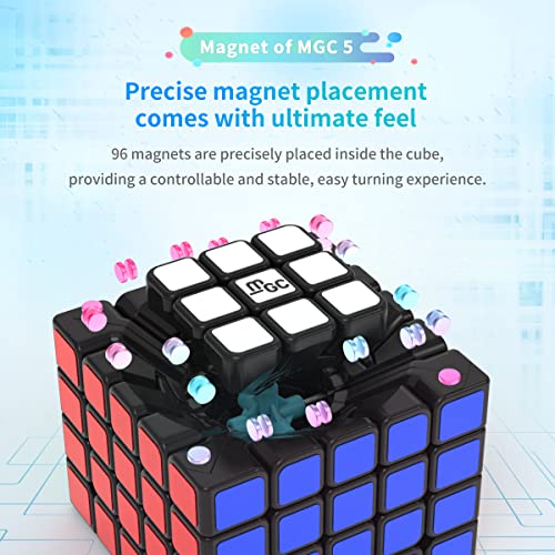 HELLOCUBE YJ MGC 5x5 Magnetic Stickerless Speed Cube 5X5X5 Cube - Image 5