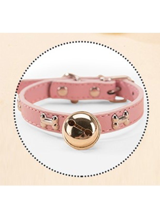 Petsary PETASRY | Pet Collar Adjustable Wear-resistant Soft Bone Patterns Pet Cat Dog Bell Collar Pet Supplies - Image 2