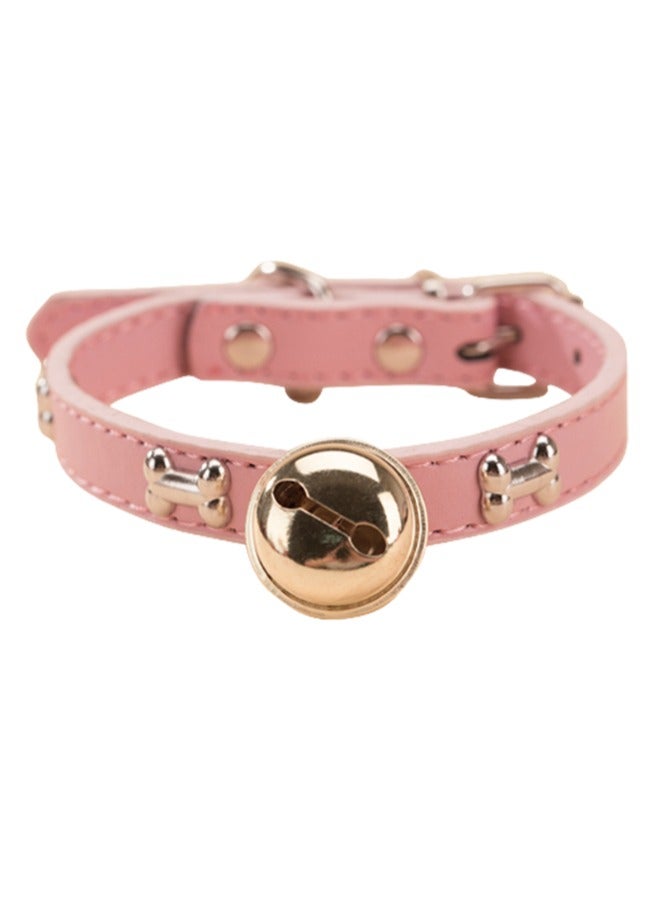 Petsary PETASRY | Pet Collar Adjustable Wear-resistant Soft Bone Patterns Pet Cat Dog Bell Collar Pet Supplies - Image 1