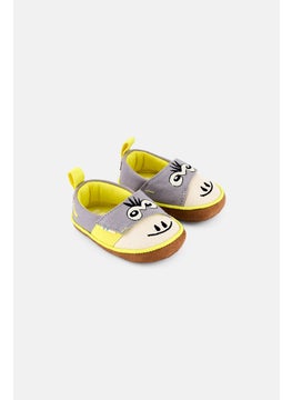TOMS Toddlers Boy Pinto Slip On Shoes, Grey Combo  - Image 1
