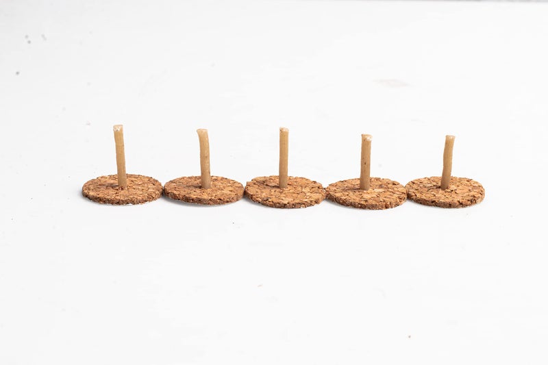 Swaha Round Floating Wicks(50 Pieces), Brown Colour Wicks for Decoration and Meditation - Pack of 1 - Image 4