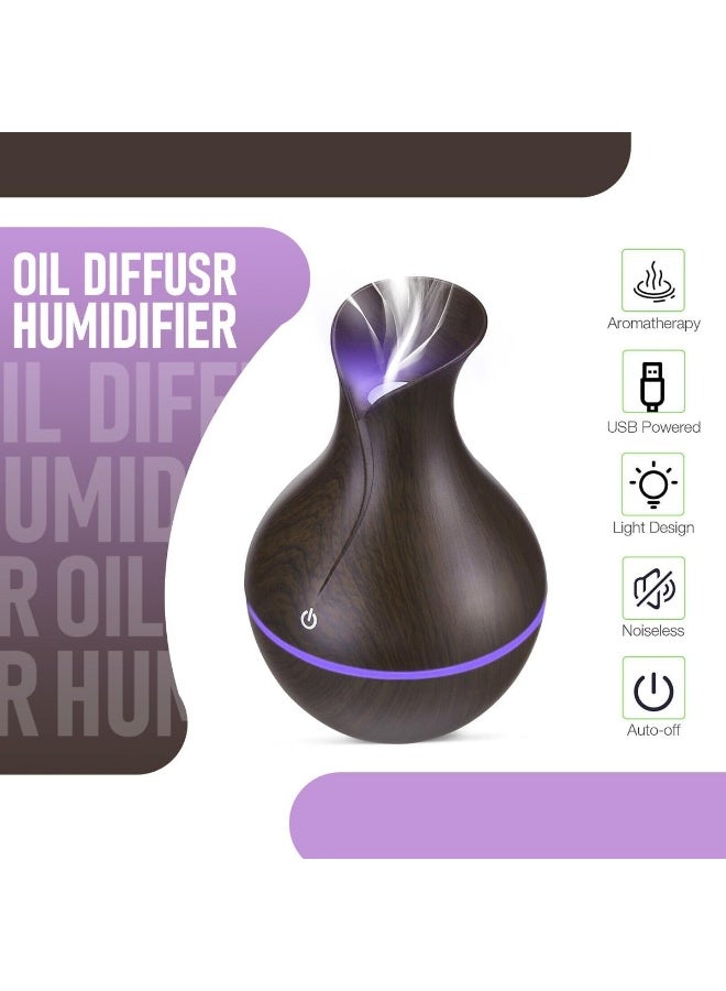 Small Vase Humidifier JSQ07 - Brown - Image 2