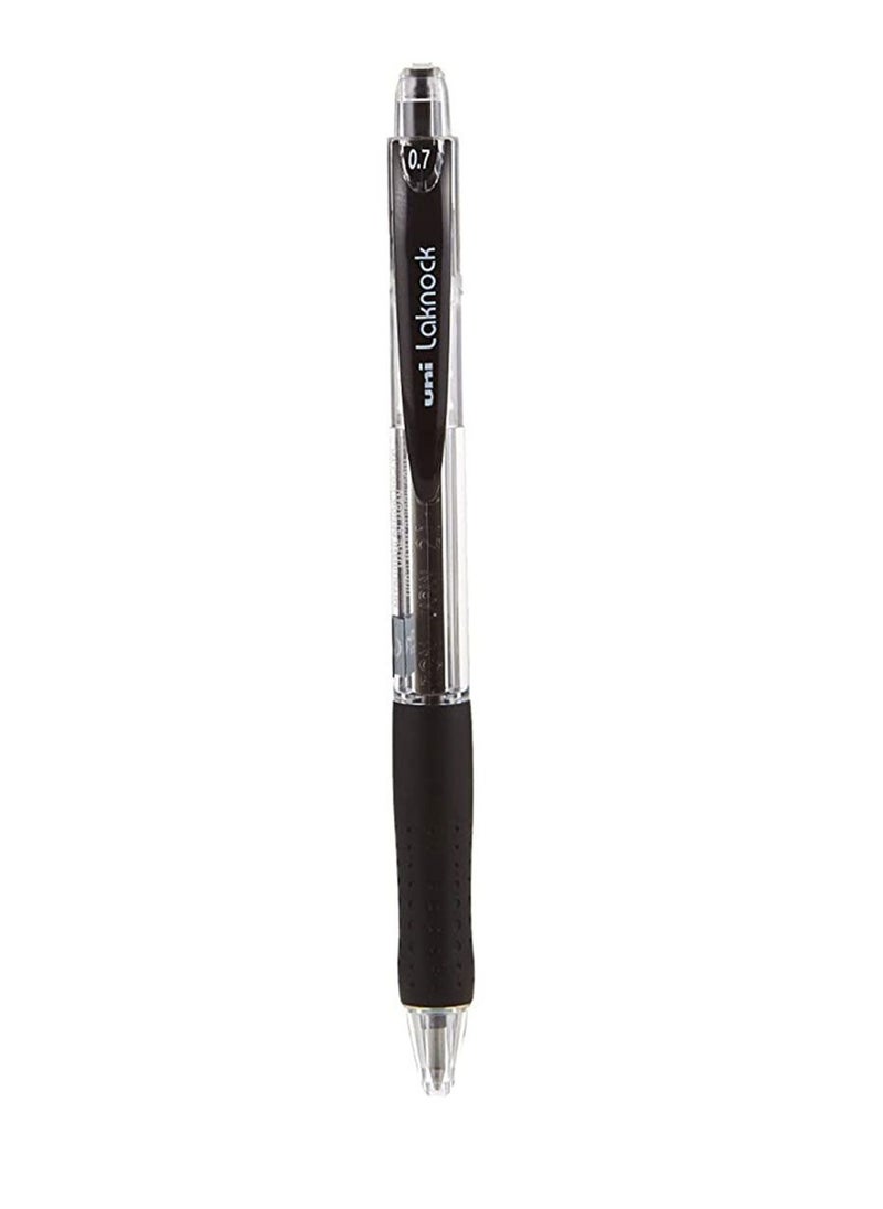 Uniball 1-Piece laknock Ballpoint Pen 0.7mm Tip Black Ink  - Image 1