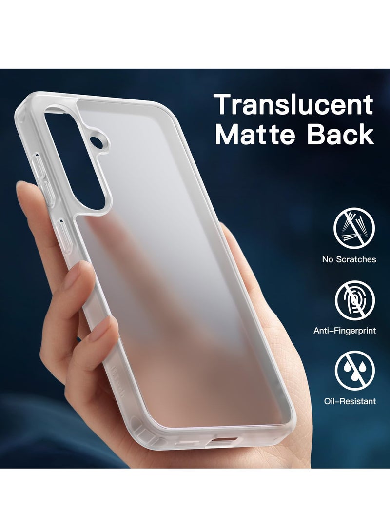 Jetech 5 In 1 Matte Case For Samsung Galaxy S24 Plus 5g With 2 Pack Screen Protector And Camera Lens Protector Translucent Back Protective Phone Cover Tempered Glass Film Frosted Clear - Image 5