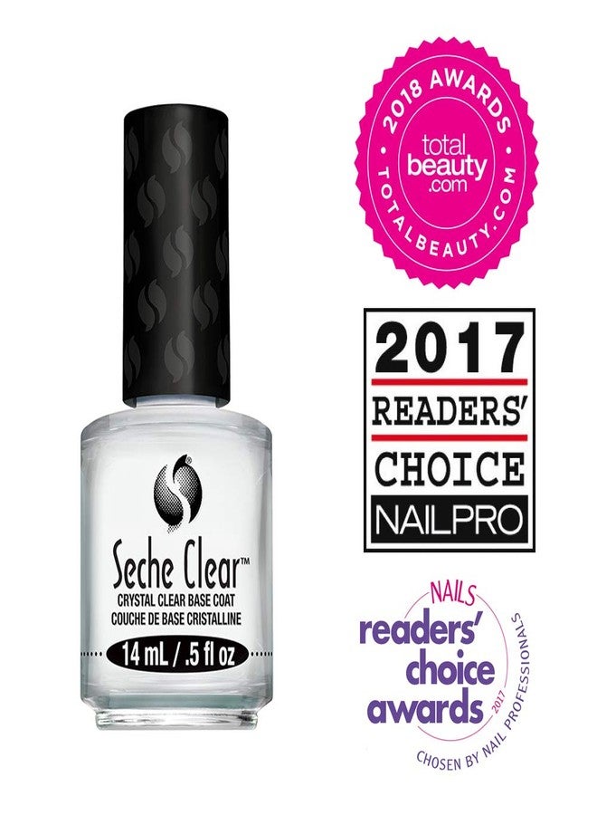 Seche Clear, Base Coat Nail Polish for Manicure and Pedicure, Boxed, 2 Pack - Image 2