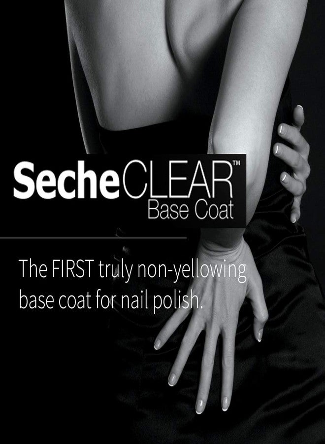 Seche Clear, Base Coat Nail Polish for Manicure and Pedicure, Boxed, 2 Pack - Image 5
