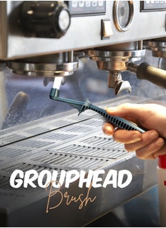 Rattleware Rattleware Espresso Machine Group Head Cleaning Brush - 7” Coffee Machine Brush with Drip Guard, Perfect for Barista Backflushing & Maintenance, Durable and Heat-Resistant Tool for Home, Café & Commercial Use  - Image 3