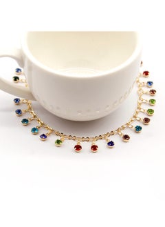 Beauenty Ladylike Rhinestone Chain Anklet  - Image 1