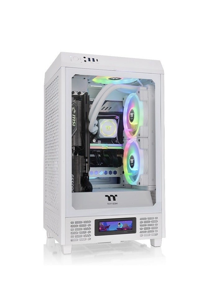 NANOTECH Snow Edition Gaming PC - Intel Core i5-12400F Processor, 6 Cores & 12 Threads, DDR5 32GB (2*16) 6000MHz Ram, Nvidia GeForce RTX 3060 OC Edition 8GB GDDR6 Graphics Card, 1TB NVMe M.2 SSD, 2 Fan AIO Liquid Cooler, 650W 80 Plus Power Supply, Windows 11 Pro | Wi-Fi  - Image 1
