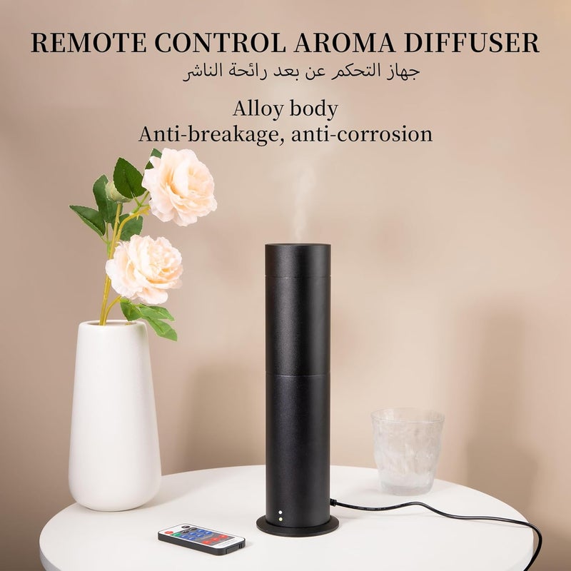 NAMSTE Smart Aroma Diffuser Scented Diffuser, Scent Air Machine 120ml Remote Control for Aromatherapy Humidifier Floor Standing Waterless Fragrance Diffuser for Office Hotel, Spa, Office (Blcak) - Image 3