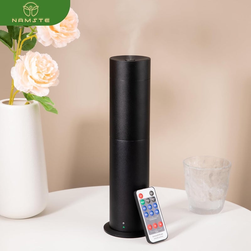 NAMSTE Smart Aroma Diffuser Scented Diffuser, Scent Air Machine 120ml Remote Control for Aromatherapy Humidifier Floor Standing Waterless Fragrance Diffuser for Office Hotel, Spa, Office (Blcak) - Image 2