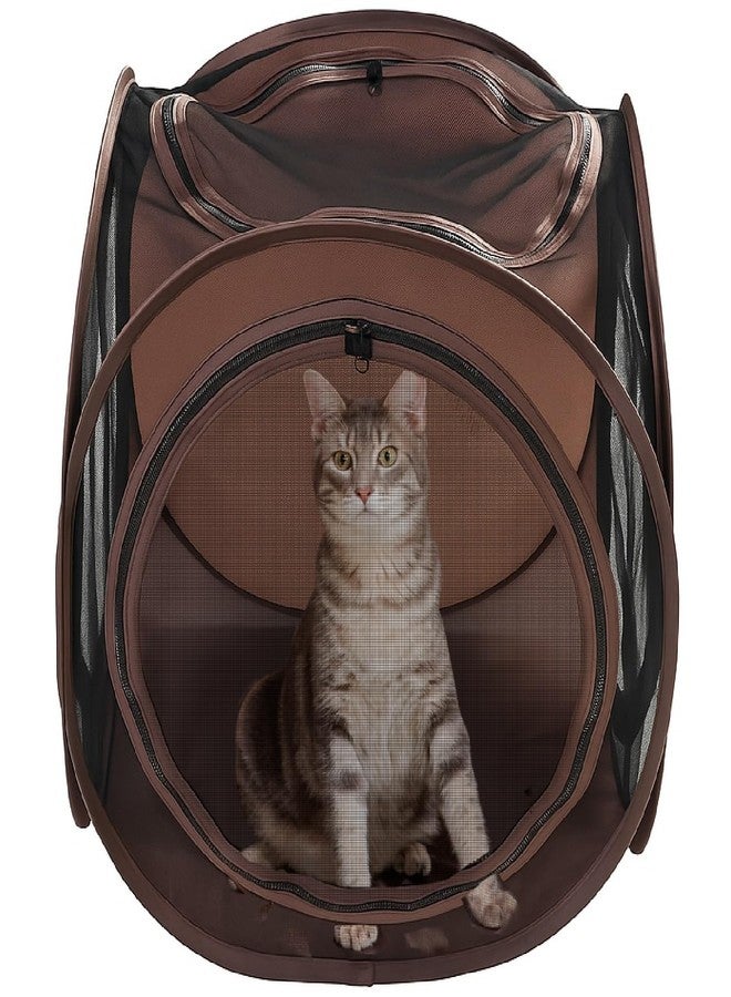 Snarky Pets Pop Up Cat Tent Cube 24x22x20 - Image 1