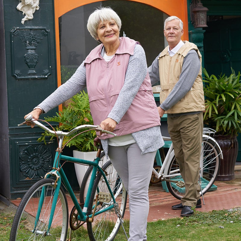 Intelligent Vest: Blue Size S Reusable Airbag Protection - Light-speed Responsive Fall Alarm with Real-time Positioning for Elderly Care & Disability Support - Image 4