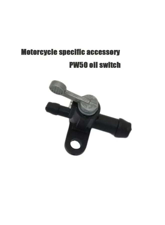 مفتاح الزيت الأسود PW50 8 مم صمام وقود خطي صنبور خزان مرشح صنبور البنزين - Image 1