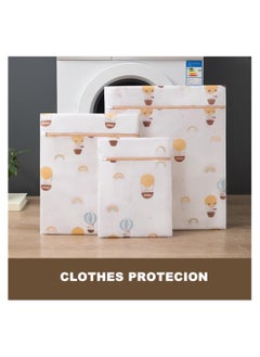 KASTWAVE 3 Pcs Travel Laundry Bags for Dirty Clothes,  Laundry Bags for Washing Machine, Delicates Wash Bag, Cute Laundry Bag Fine Mesh for Delicates Blouse Underwear Bra Lingerie Baby Clothes  - Image 2