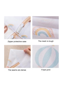 KASTWAVE 3 Pcs Travel Laundry Bags for Dirty Clothes,  Laundry Bags for Washing Machine, Delicates Wash Bag, Cute Laundry Bag Fine Mesh for Delicates Blouse Underwear Bra Lingerie Baby Clothes  - Image 4