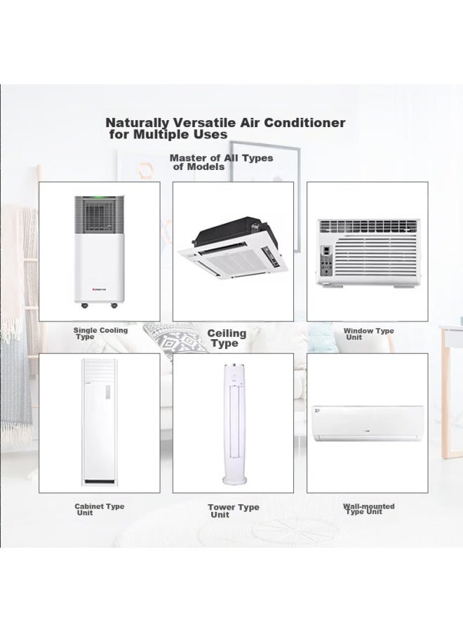 Purpavwinner Universal Wireless Remote Control For Haier Air Conditioners, Wall-mounted Units, Floor-standing Units, And Central Air Conditioning, Compatible With All Models - Image 4