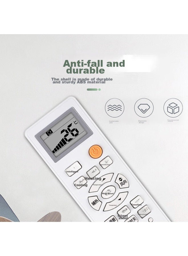 Purpavwinner Universal Wireless Remote Control For Haier Air Conditioners, Wall-mounted Units, Floor-standing Units, And Central Air Conditioning, Compatible With All Models - Image 1