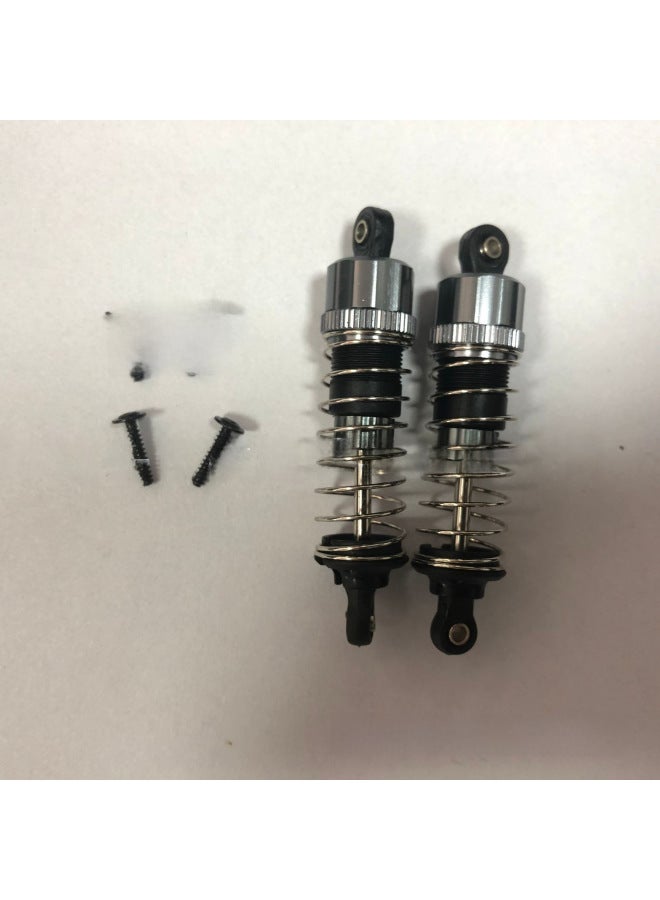 Haibo Star 1:14 Remote Control Car 2105A/T10 Steering Cup Shock Absorber Car Tires And Other Metal Motors And Other Accessories-Color:M22060-Aluminum Cap Hydraulic Shock Absorber (2pcs) Before And After Universal  - Image 2