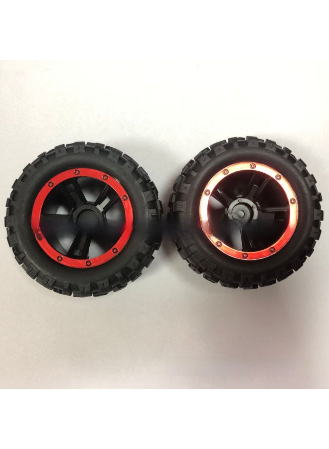 Haibo Star 1:14 Remote Control Car 2105A/T10 Steering Cup Shock Absorber Car Tires And Other Metal Motors And Other Accessories-Color:M22060-Aluminum Cap Hydraulic Shock Absorber (2pcs) Before And After Universal  - Image 3