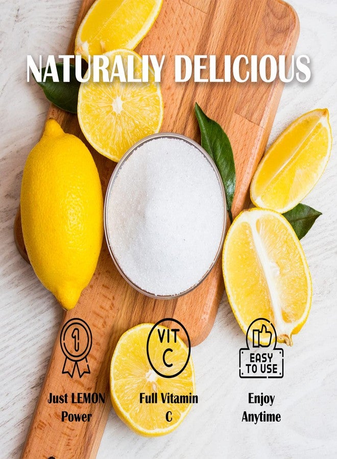 Grelim Lemon Powder 11.30 Oz, 100% Freeze Dried Powder, Filler Free, Gluten-Free, Rich in Natural Vitamin C Fresh Squeezed Lemon Flavor Great for Beverages, Smoothies 320g - Image 2
