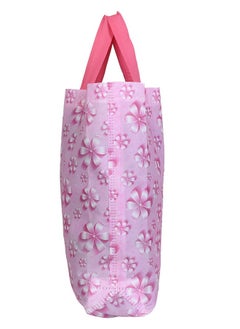 Kuber Industries Kuber Industries Non Woven Reusable Grocery Shopping Bag With Handle|Goodies Bag Promotional Bag for Birthday|Size 26 x 11 x 38|Pack of 12 (Pink)  - Image 3
