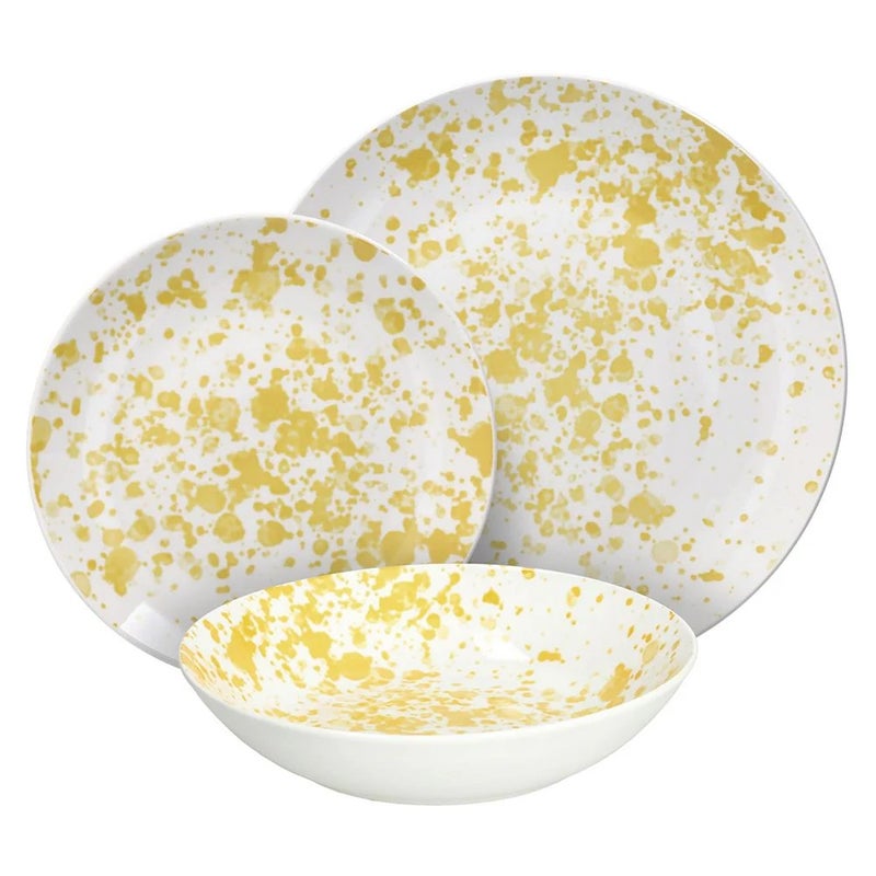 Tognana طقم أدوات المائدة توغنانا ماديسون أبوليا 18 قطعة – طقم عشاء بورسلين أنيق لـ 6 أشخاص، أطباق، سلطانيات وأكواب، تصميم عصري للمنزل والطعام - Image 4