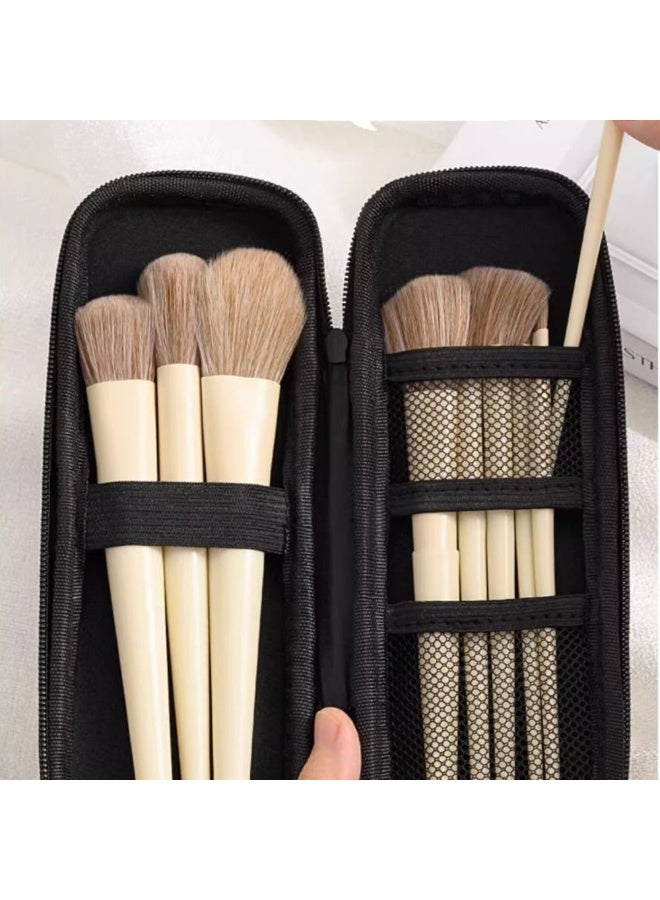 1pcs Makeup Brush Holder, Makeup Brush Organizer, Travel Cosmetic Bags Pouch for Women Cosmetic Brushes Makeup Artist （Brushes Not included） - Image 3