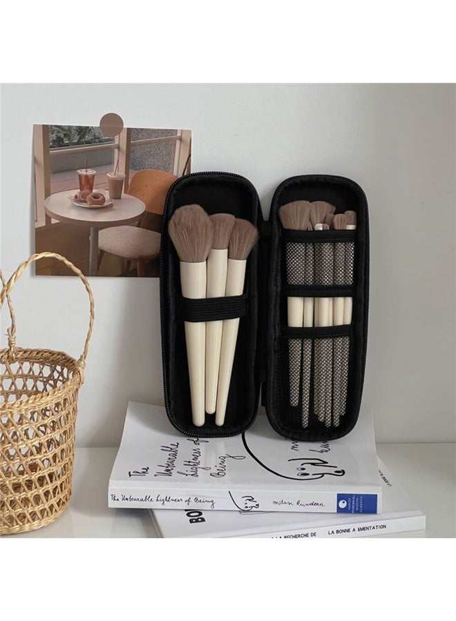 1pcs Makeup Brush Holder, Makeup Brush Organizer, Travel Cosmetic Bags Pouch for Women Cosmetic Brushes Makeup Artist （Brushes Not included） - Image 1