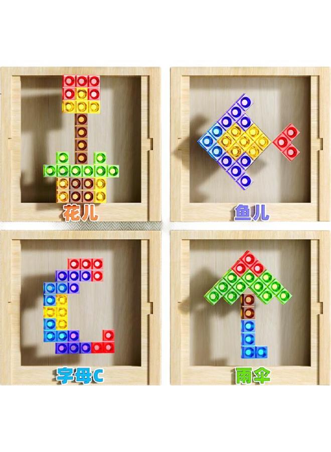 Xst (Xst) Tetris Children'S Toy 3D Puzzle Building Blocks Wooden Boys Girls Mind Training Early Education Puzzle Gift - Image 2