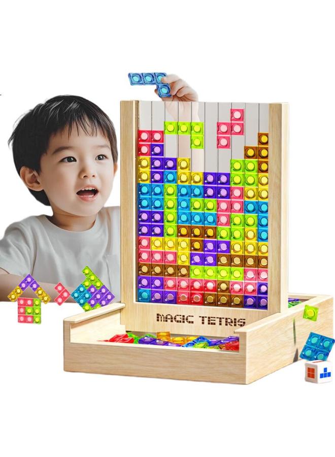 Xst (Xst) Tetris Children'S Toy 3D Puzzle Building Blocks Wooden Boys Girls Mind Training Early Education Puzzle Gift - Image 1