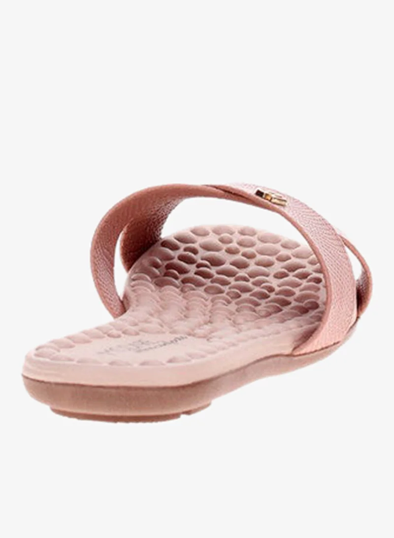 Modare Nude Flat Sandals for Women – Stylish Ladies Flat Sandals & Comfortable Flat Slippers for Women | Best Price UAE