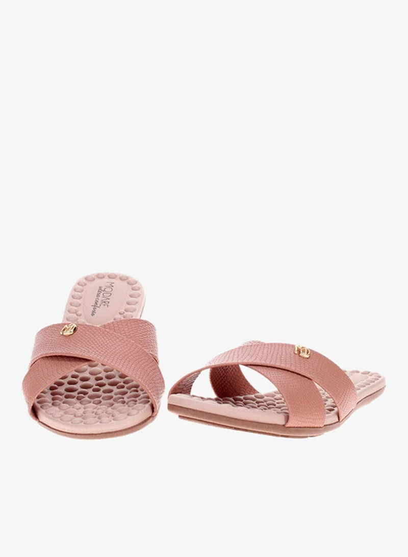 Modare Nude Flat Sandals for Women – Stylish Ladies Flat Sandals & Comfortable Flat Slippers for Women | Best Price UAE